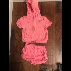Juicy Couture Terry Short Set